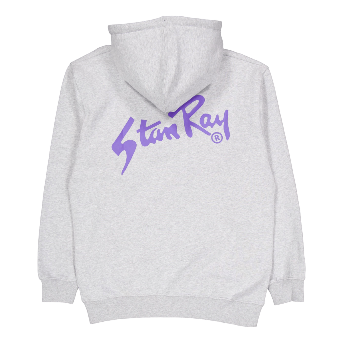 Stan Og Zip Hood Grey Marl / Navy Print