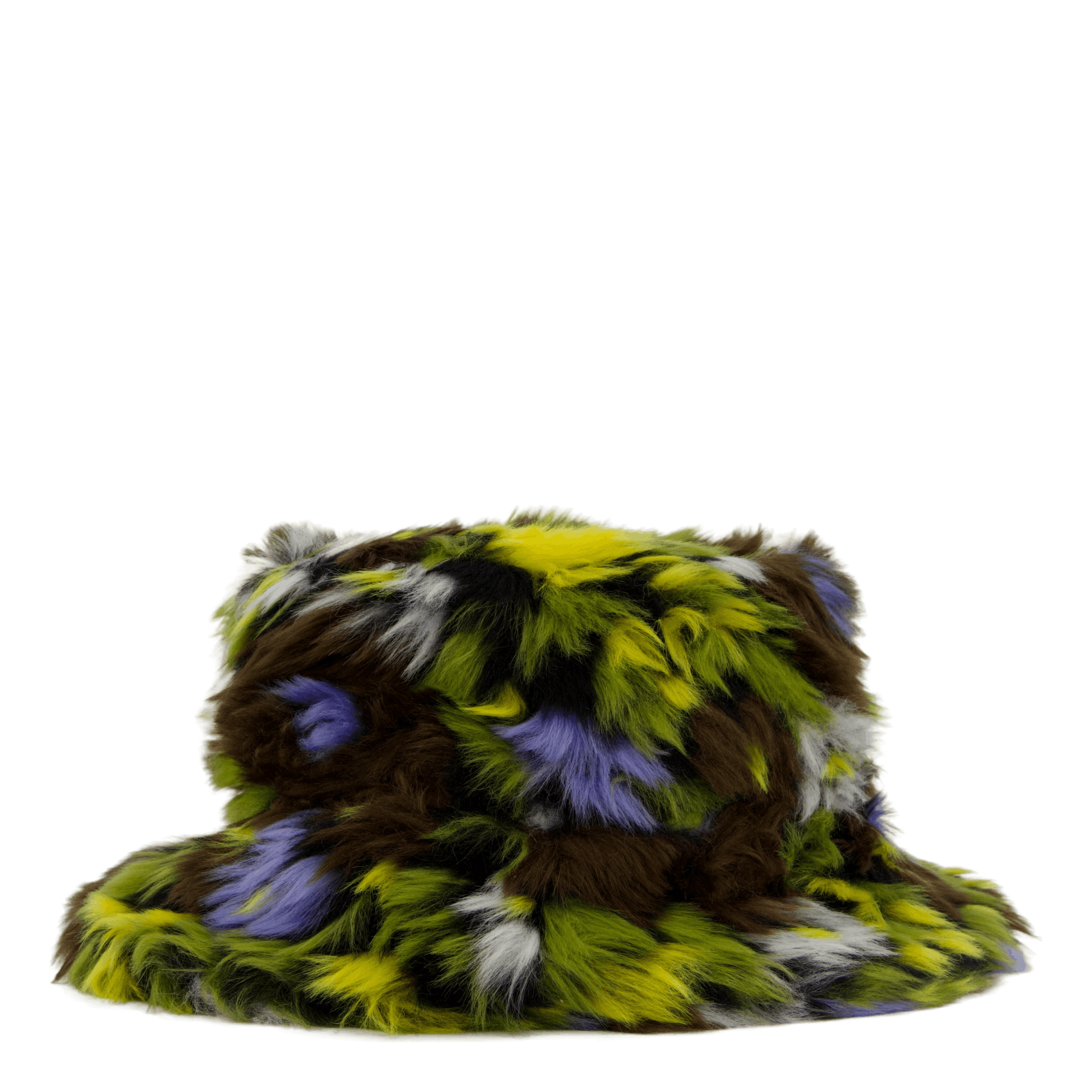 Kg Faux Fur Bucket Cf901 Camo Flower