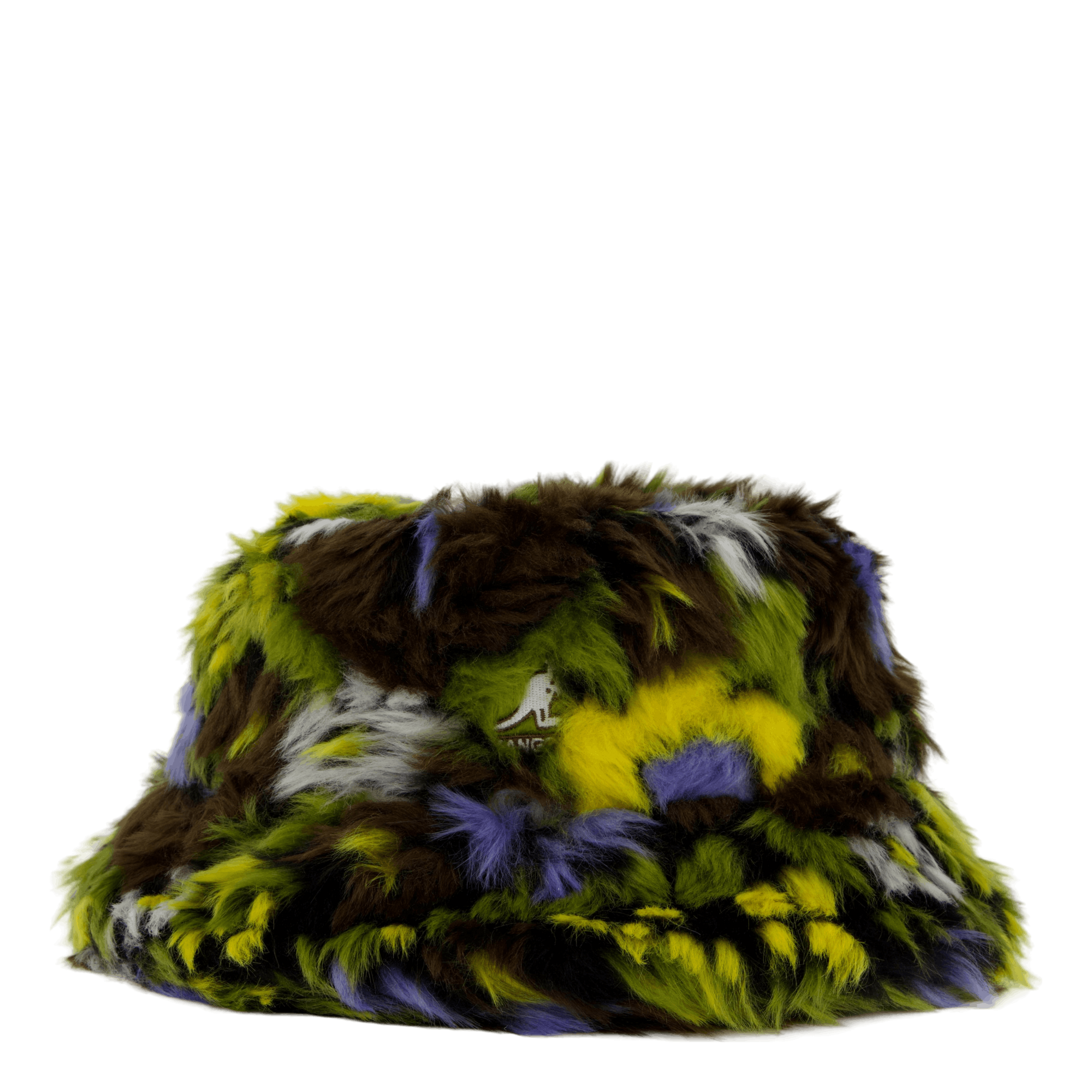 Kg Faux Fur Bucket Cf901 Camo Flower