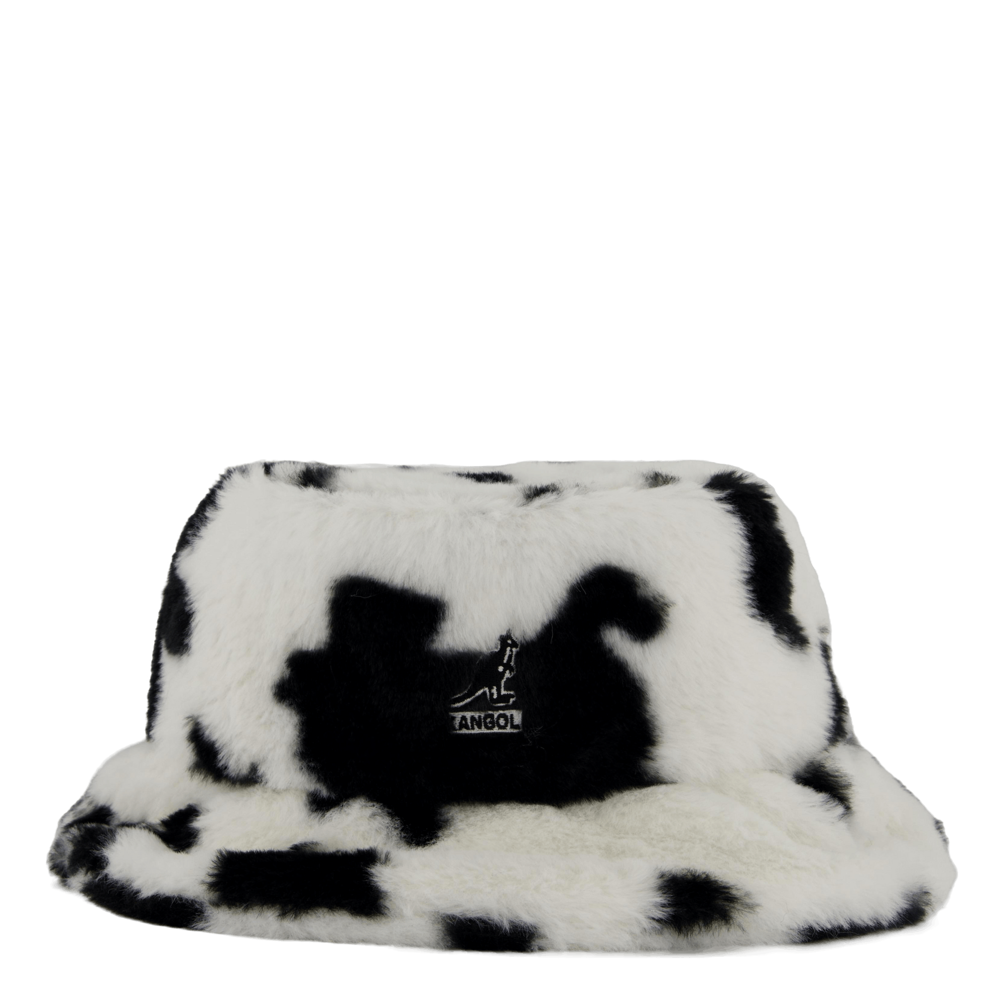 Kg Faux Fur Bucket Sp103 Spotted Cow