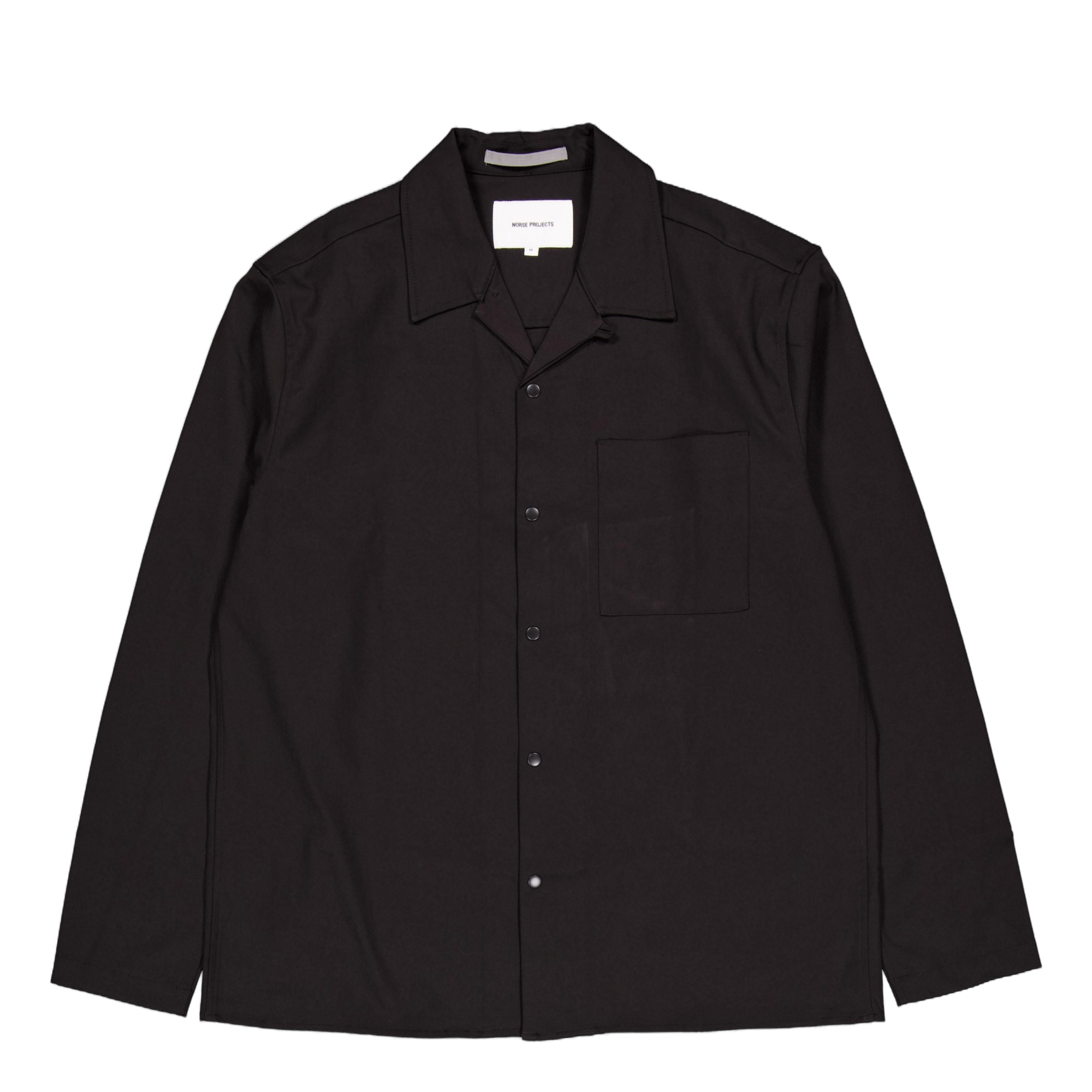 Carsten Solotex Twill Shirt Ls 9999 Black