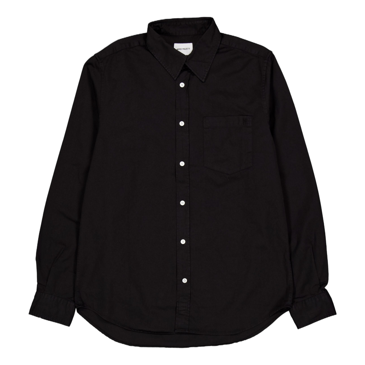 Osvald Bd Twill Shirt 9999 Black