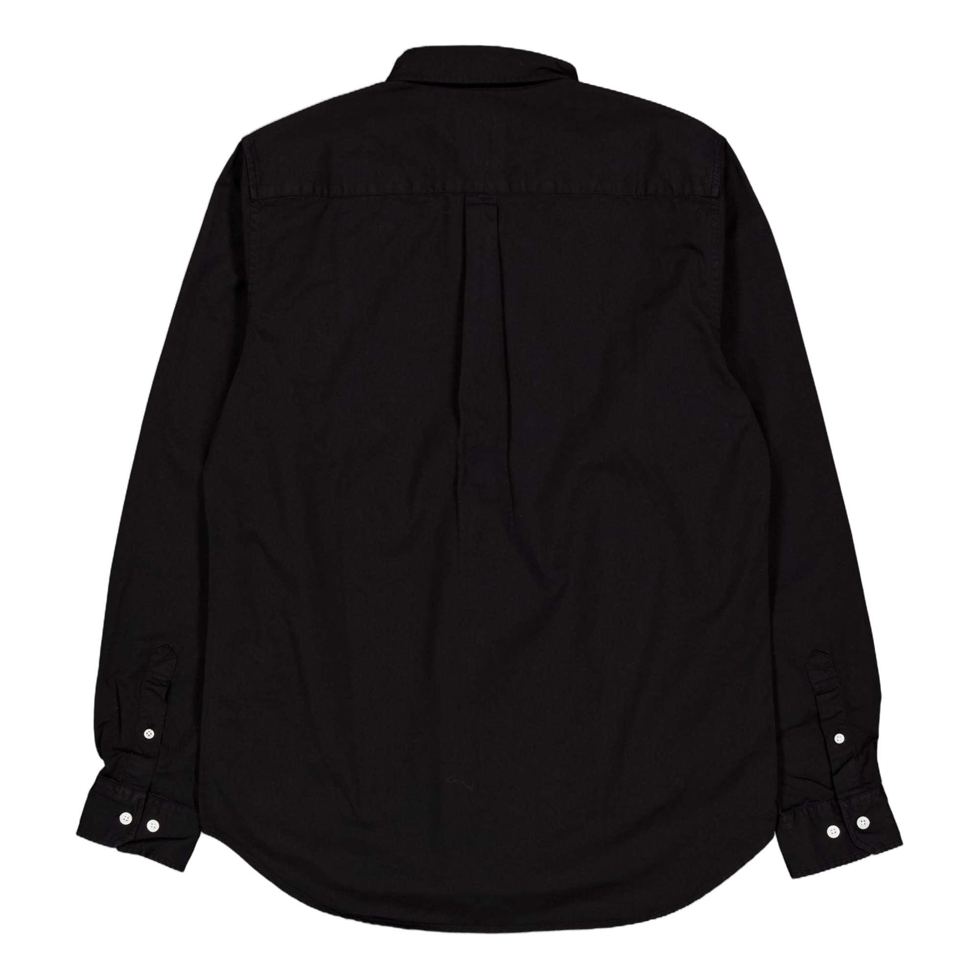 Osvald Bd Twill Shirt 9999 Black