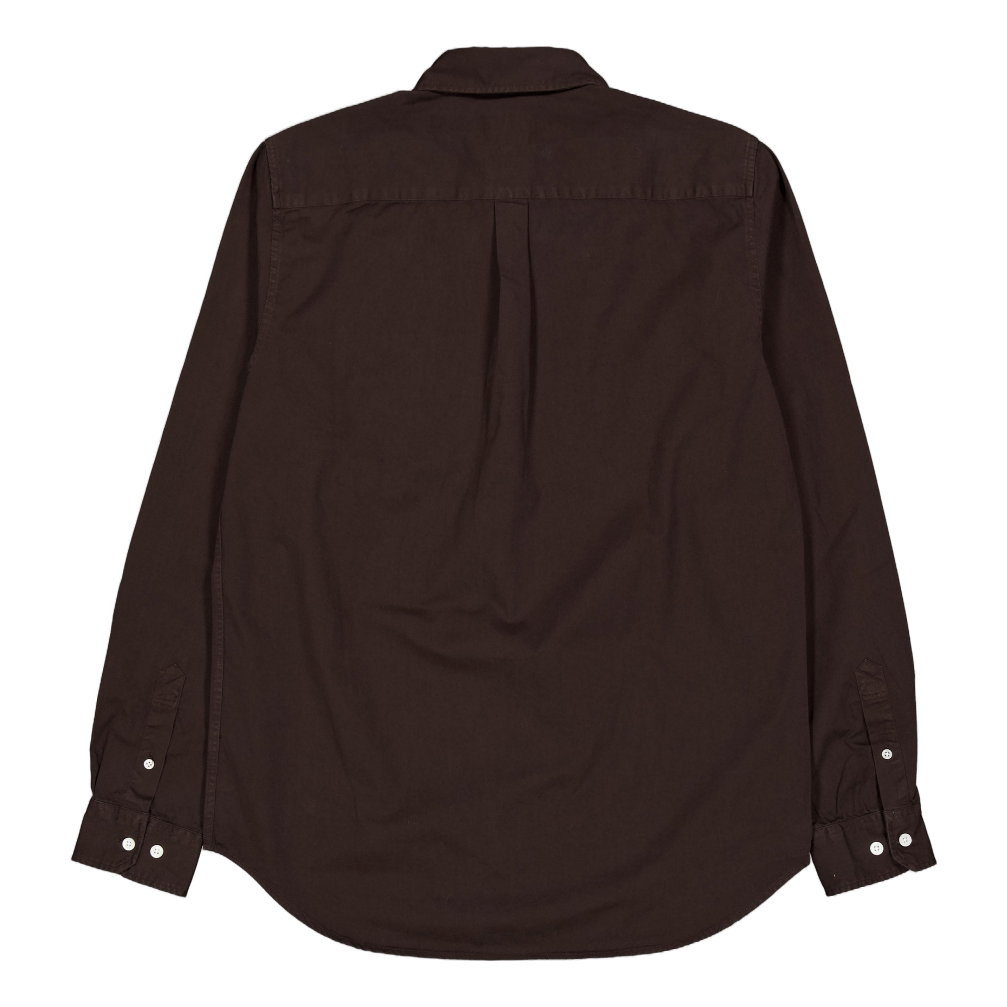 Osvald Bd Twill Shirt 2022 Espresso