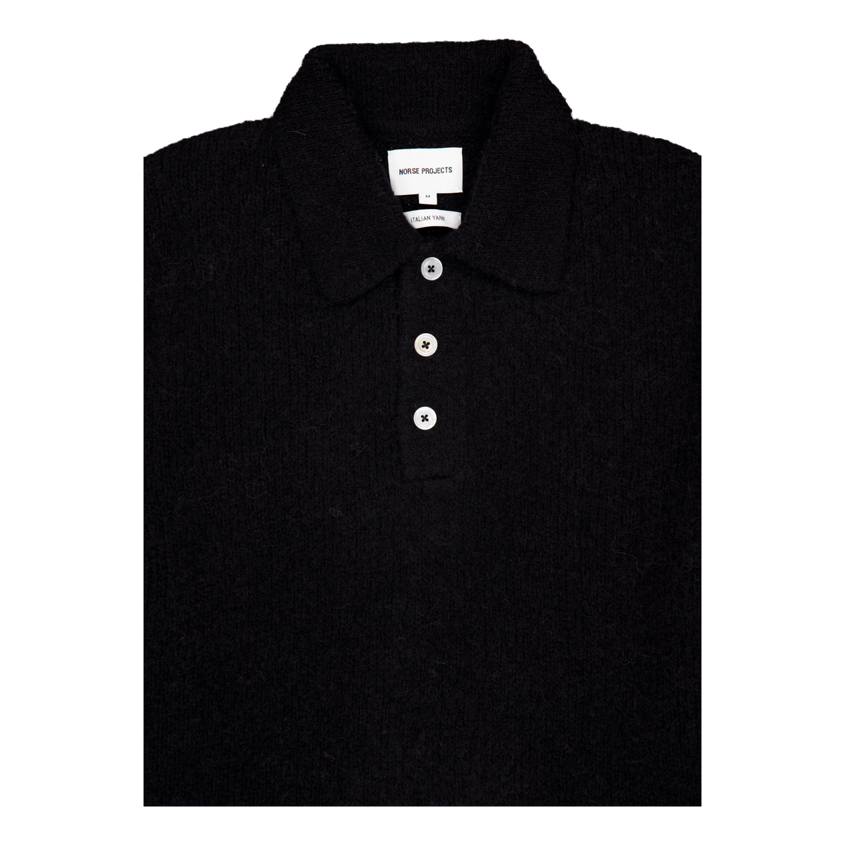 Rasmus Relaxed Brushed Polo 9999 Black