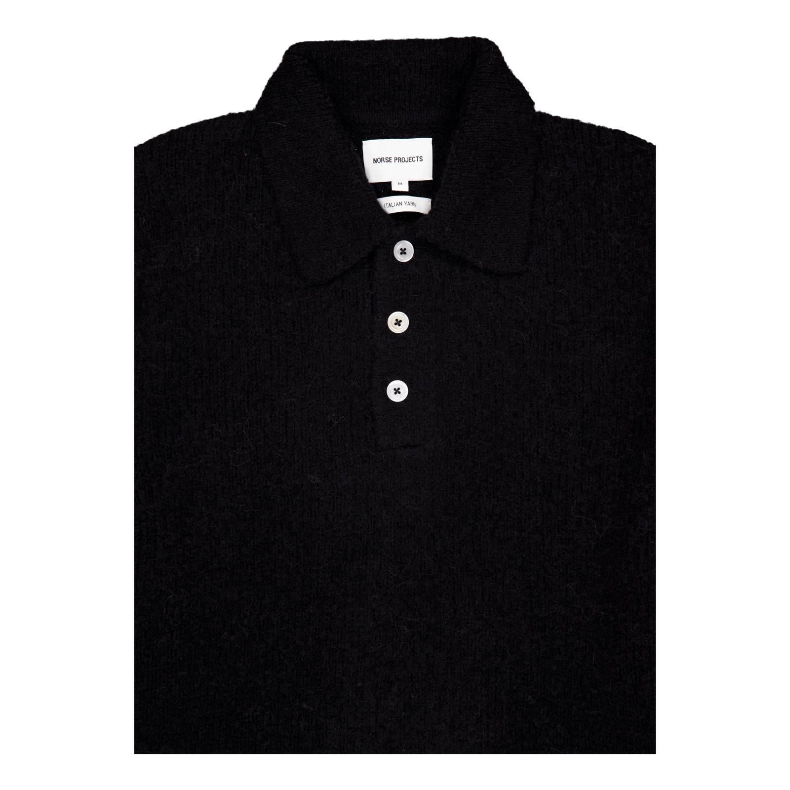 Rasmus Relaxed Brushed Polo 9999 Black
