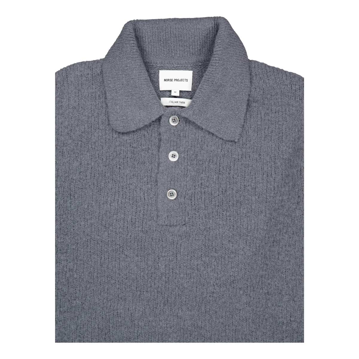 Rasmus Relaxed Brushed Polo 1047 Mouse Grey