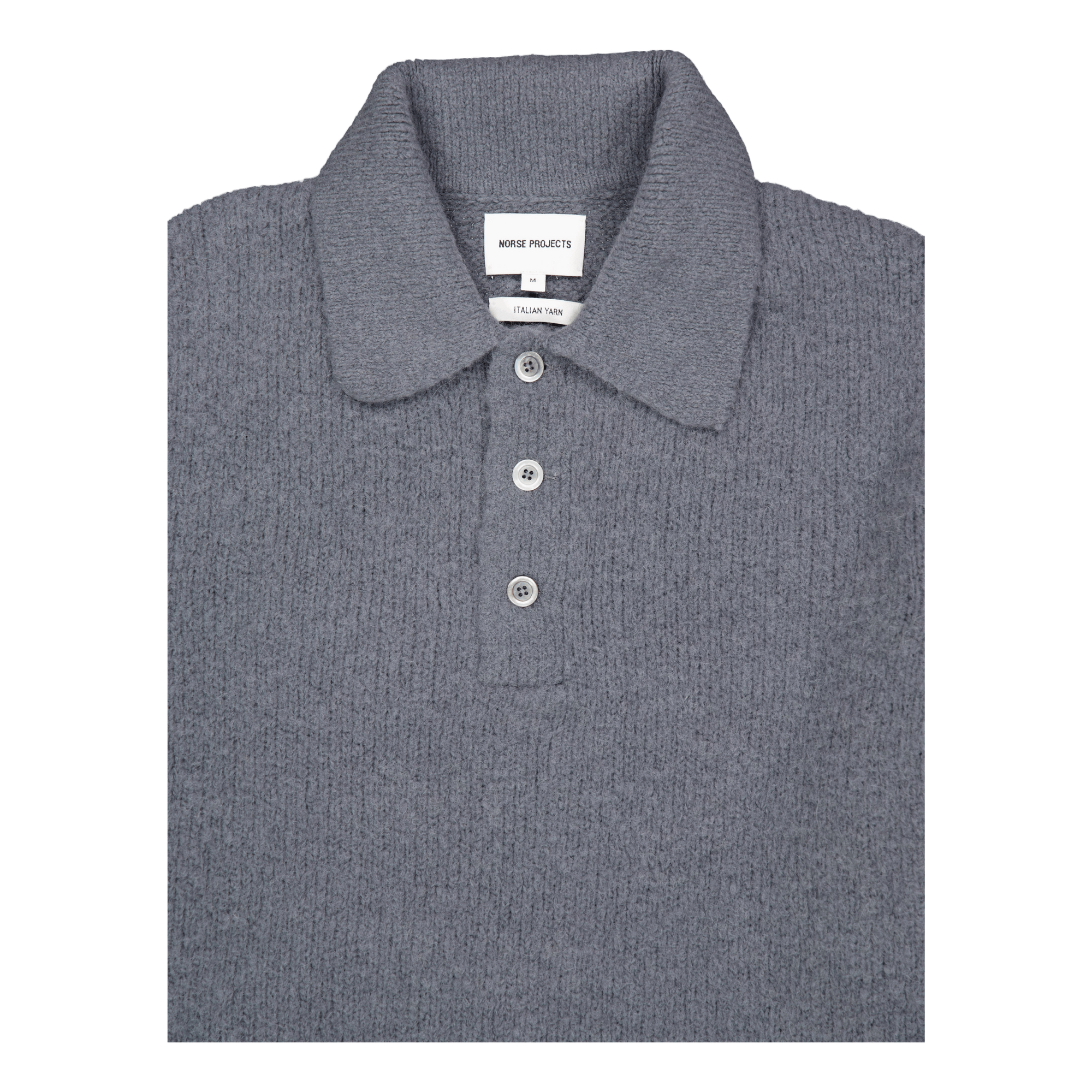 Rasmus Relaxed Brushed Polo 1047 Mouse Grey