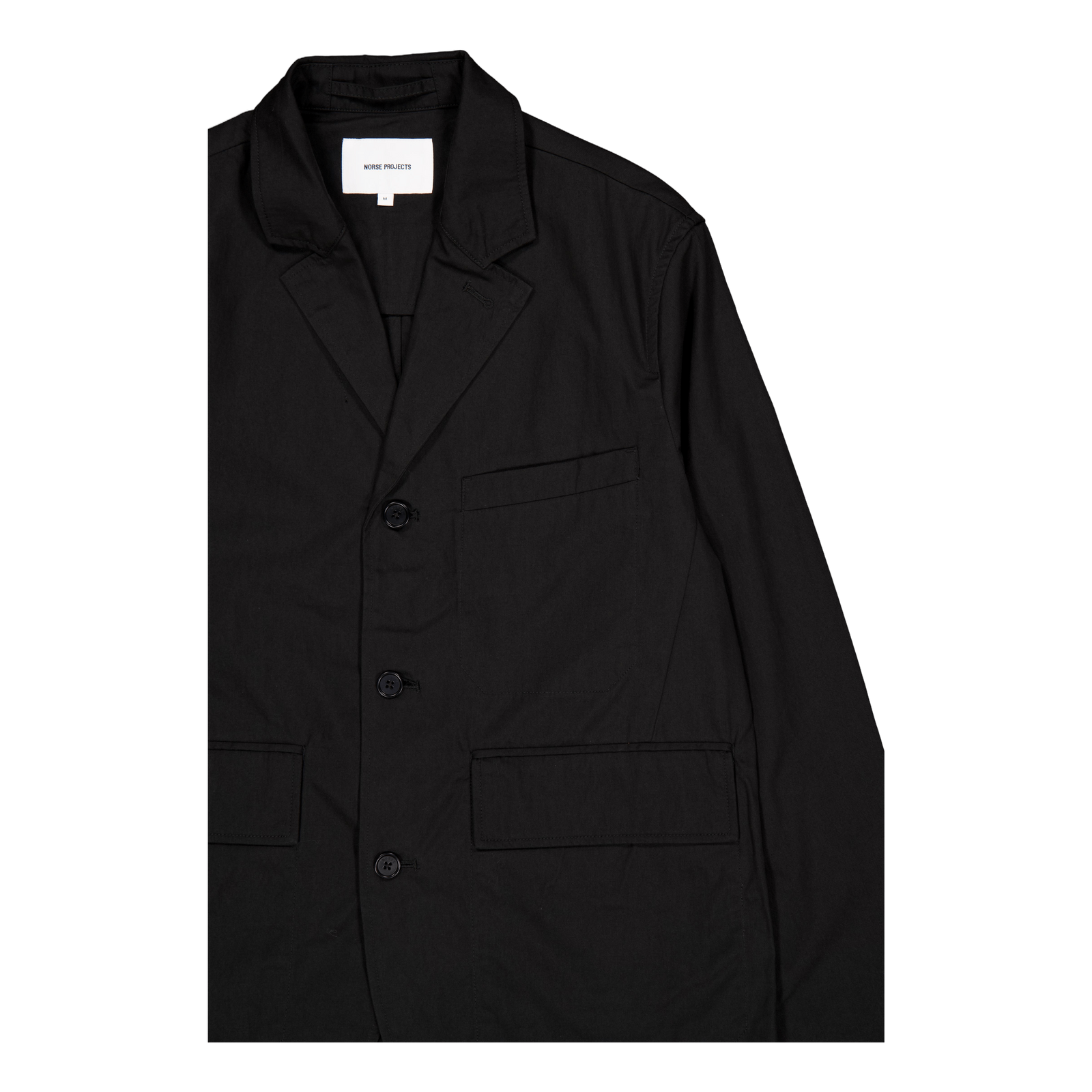 Nilas Fine Broken Twill Work J 9999 Black