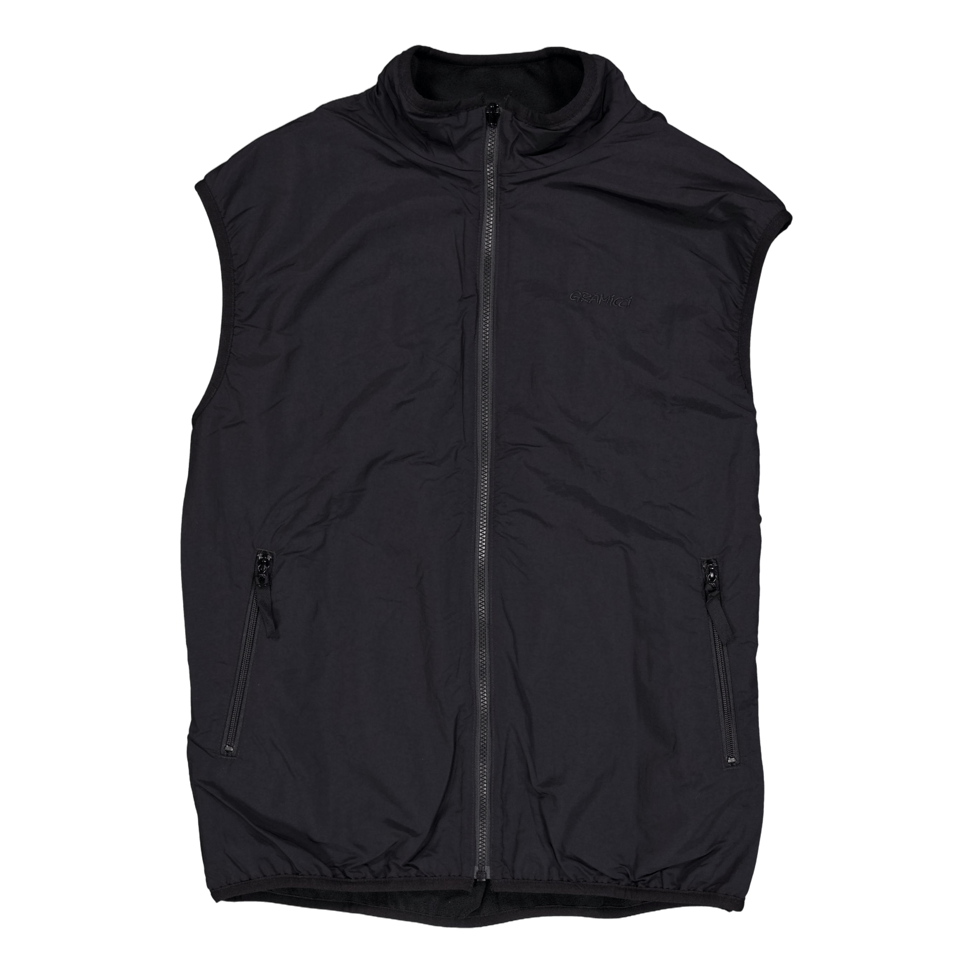 Reversible Fleece Vest Black