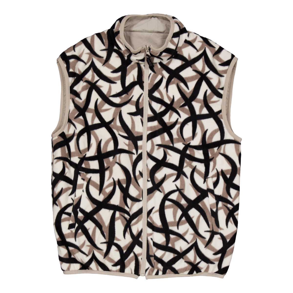 Reversible Fleece Vest Tribal Snow