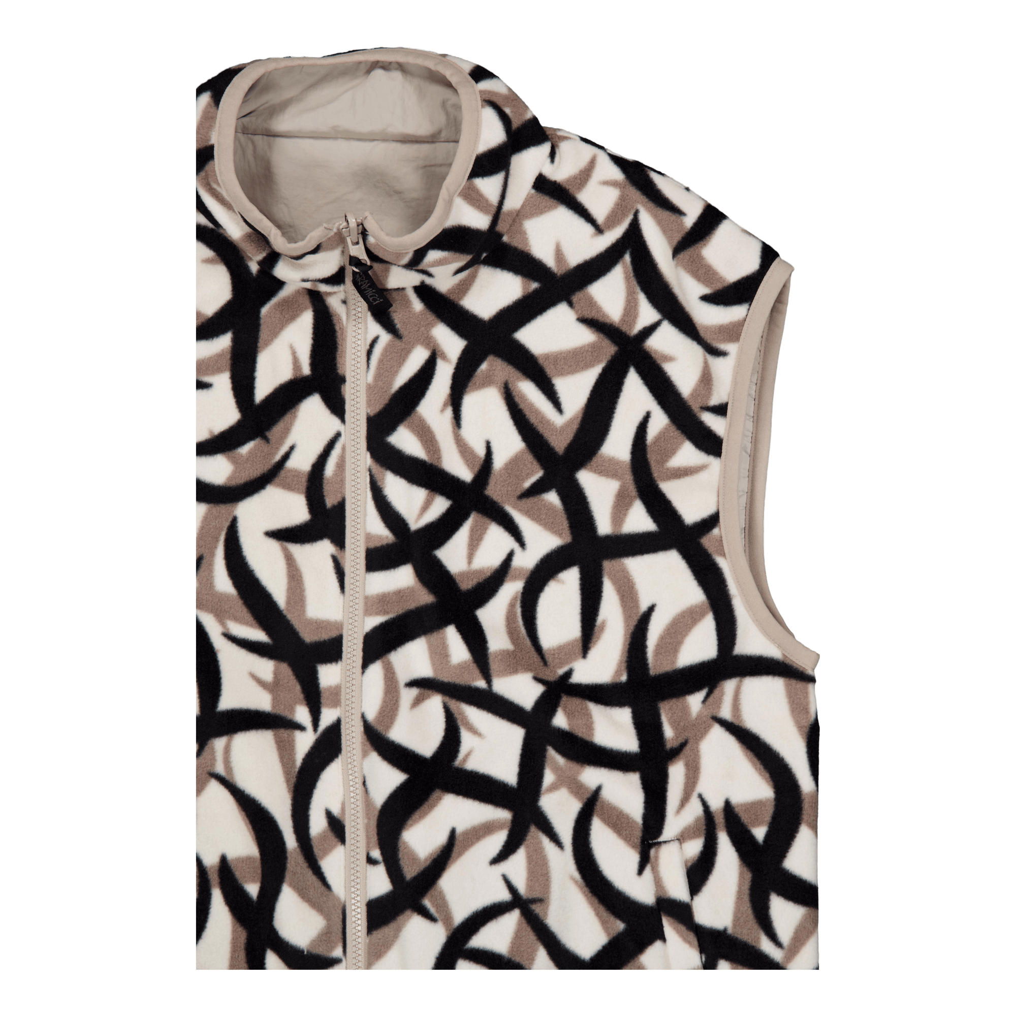 Reversible Fleece Vest Tribal Snow