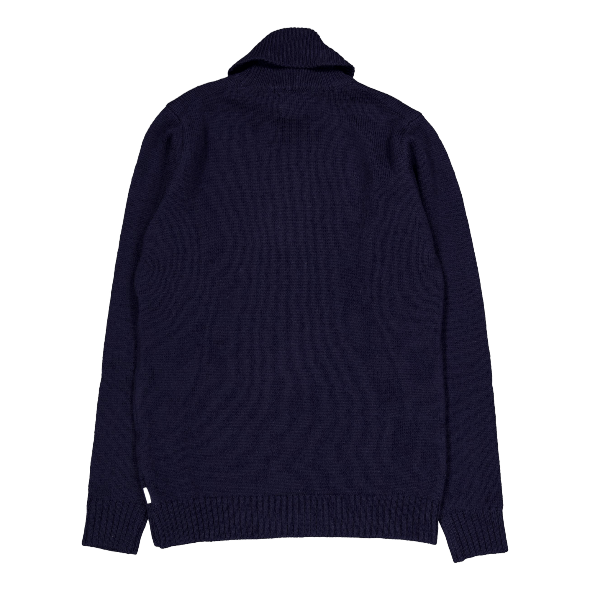 Polo Neck Jumper Navy