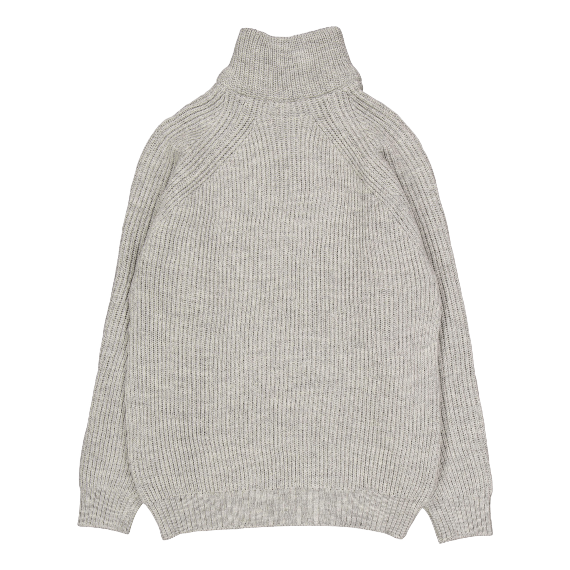 Ford Zip Neck Lt Grey