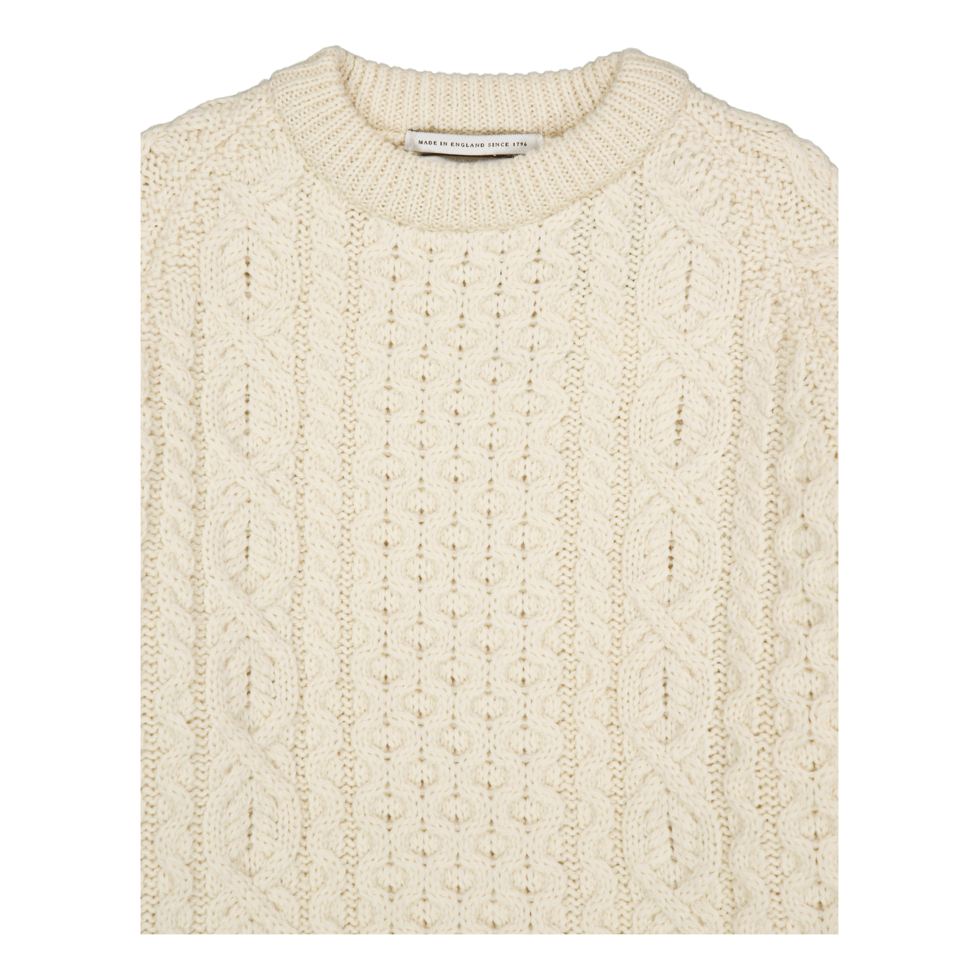 Hudson Aran Jumper Cream