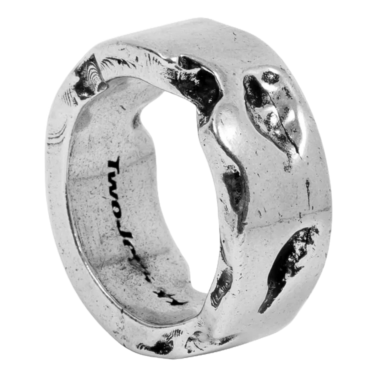 Eroded Ring Silver