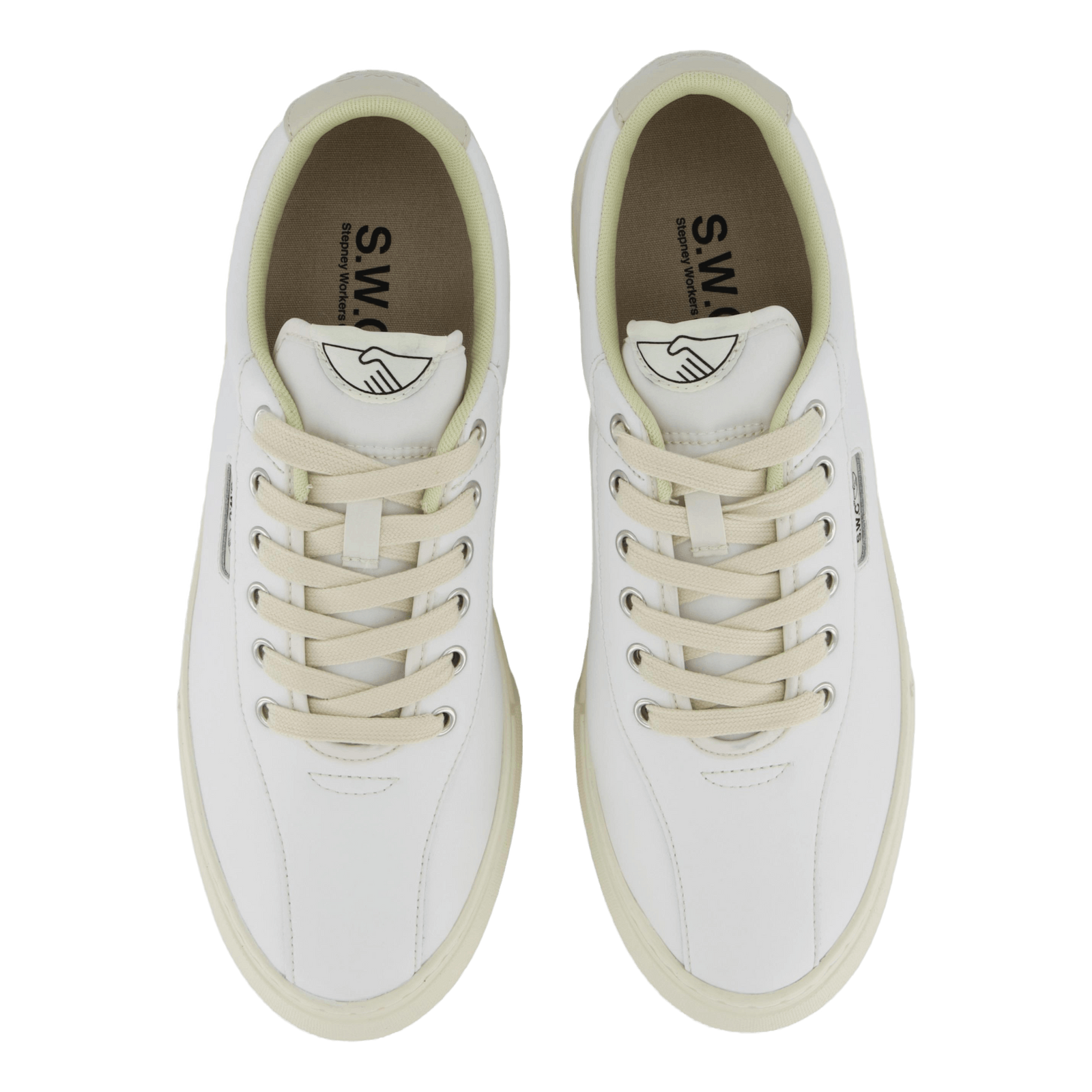 Dellow 02 Cup Leather White