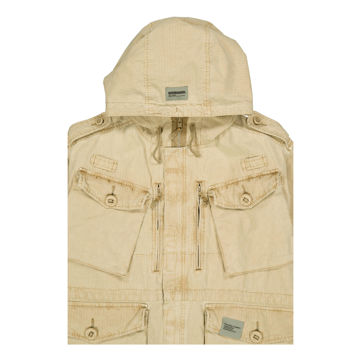Ripstop Smock Jacket Beige
