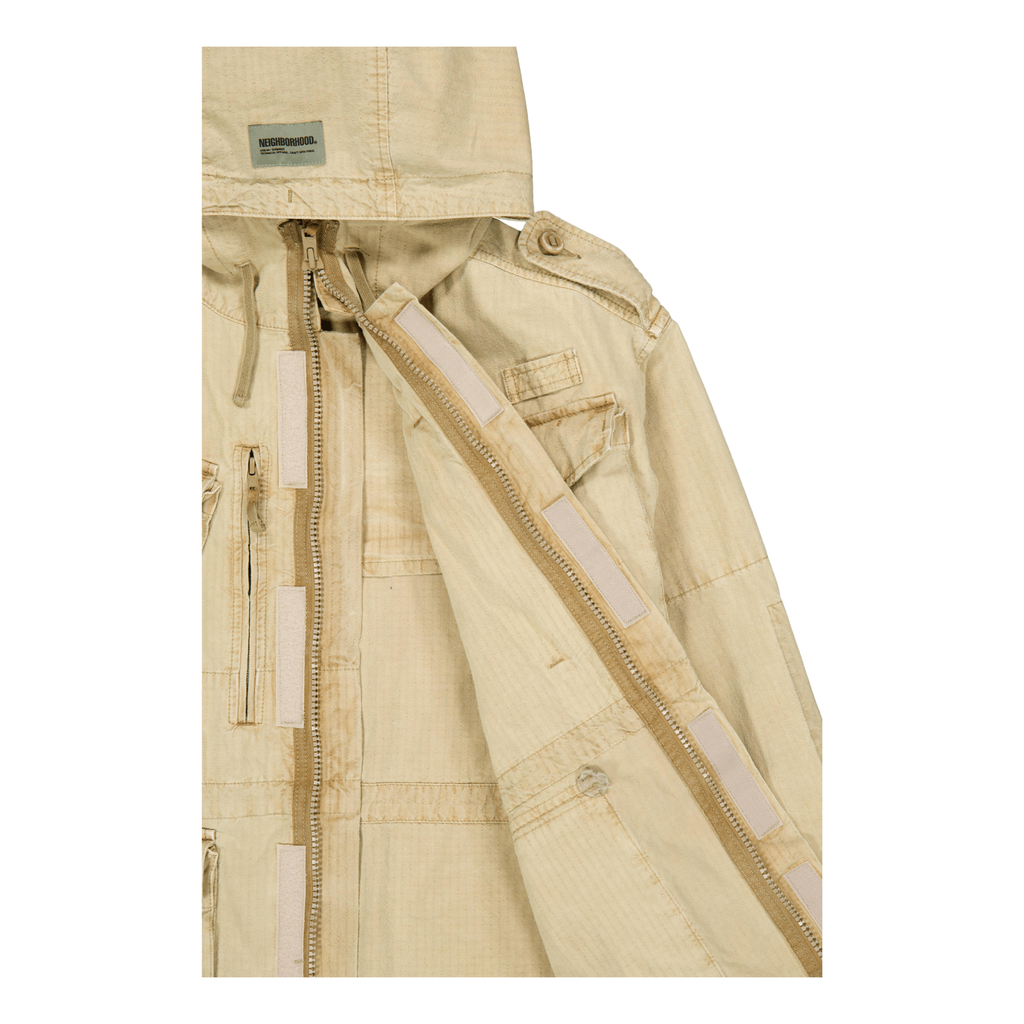 Ripstop Smock Jacket Beige