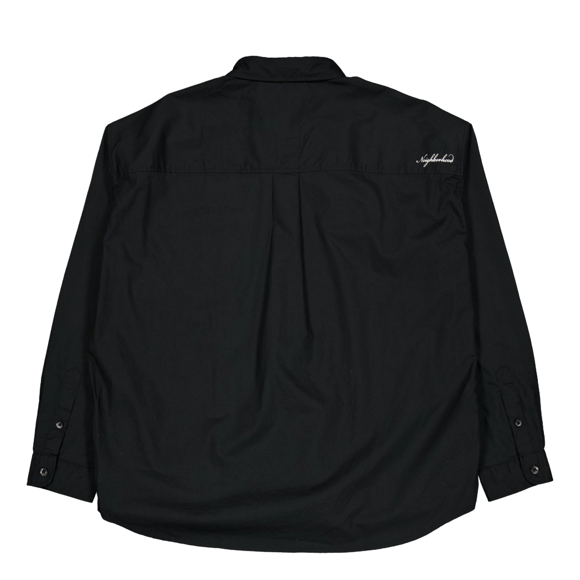 Plain Shirt Ls Black