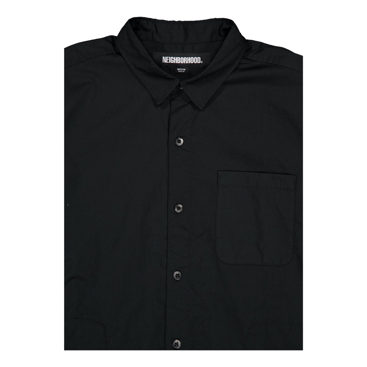 Plain Shirt Ls Black