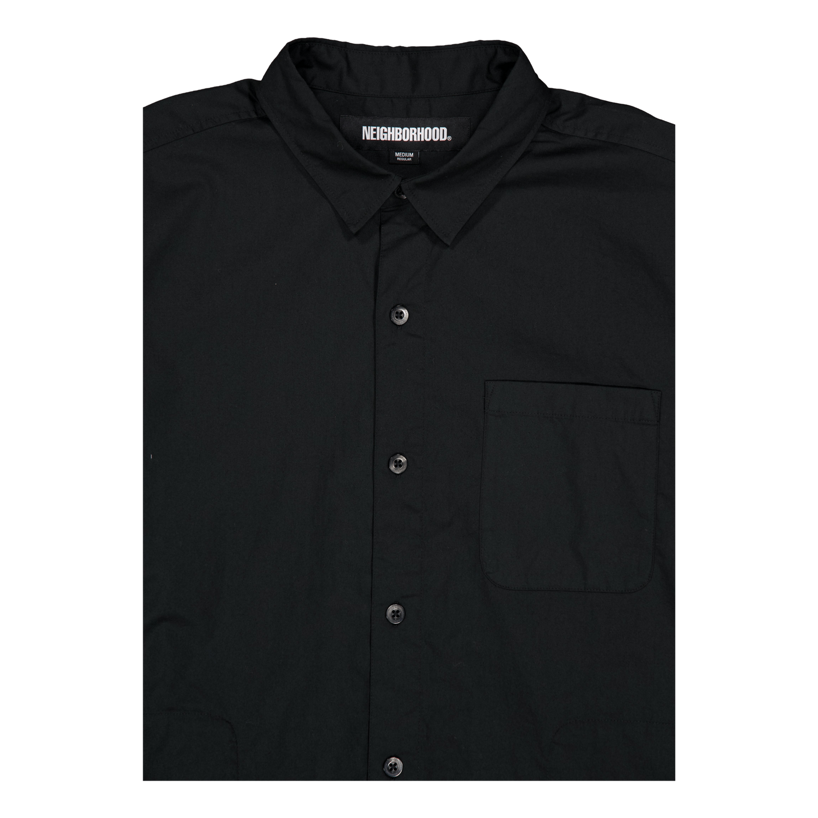 Plain Shirt Ls Black