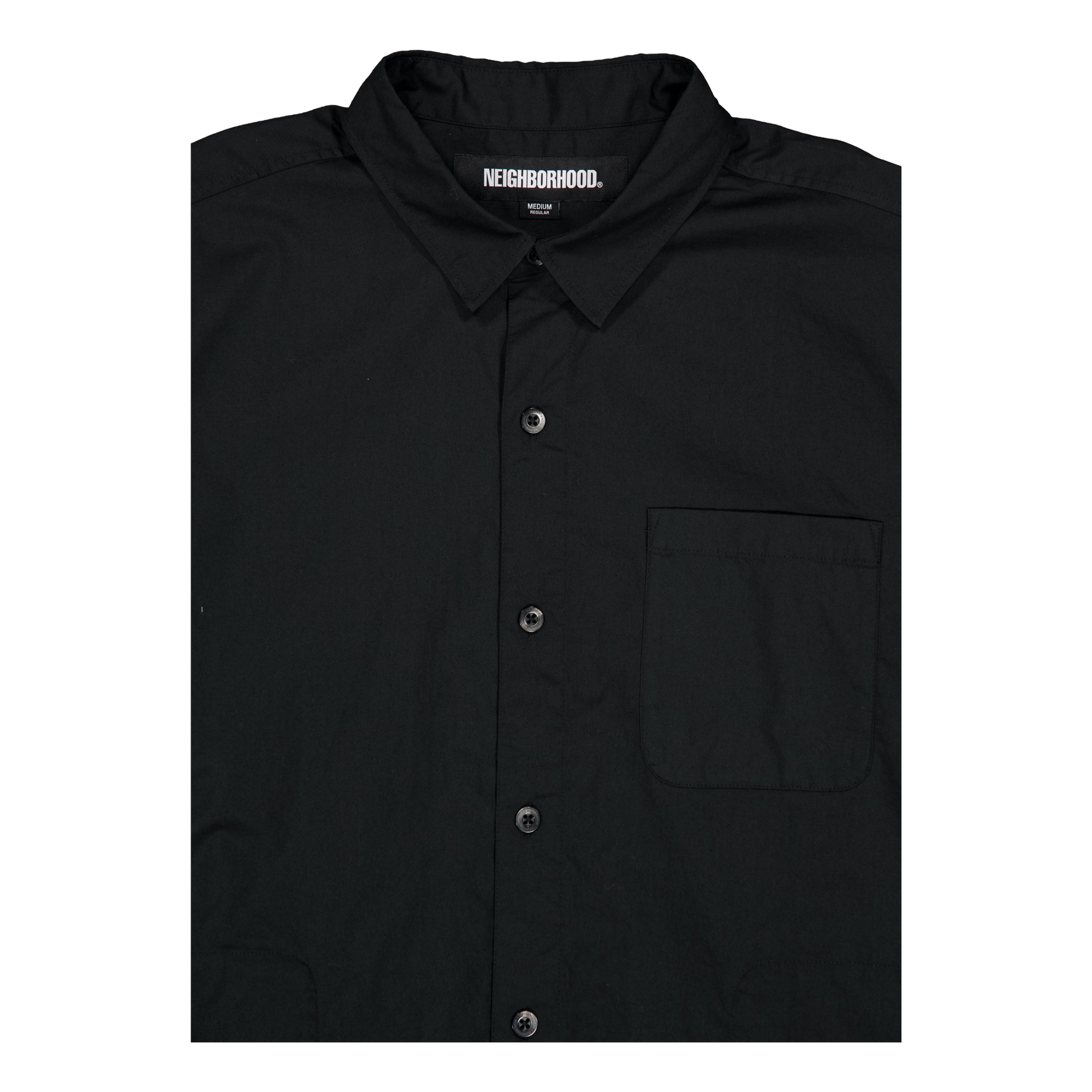 Plain Shirt Ls Black