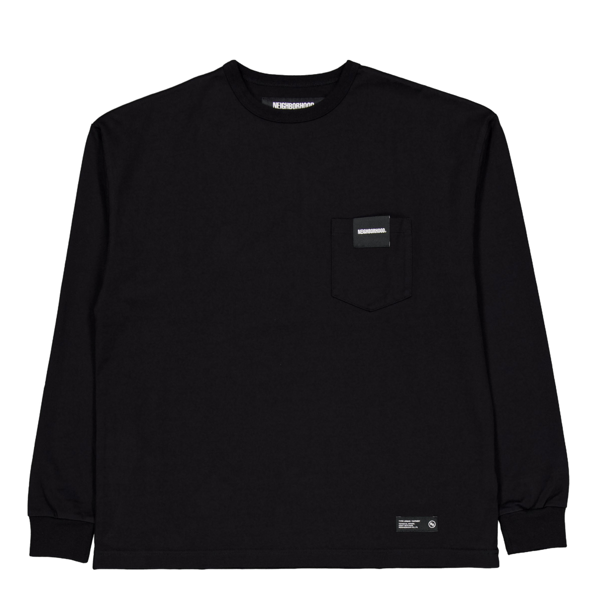 Classic-p Crewneck Ls Black