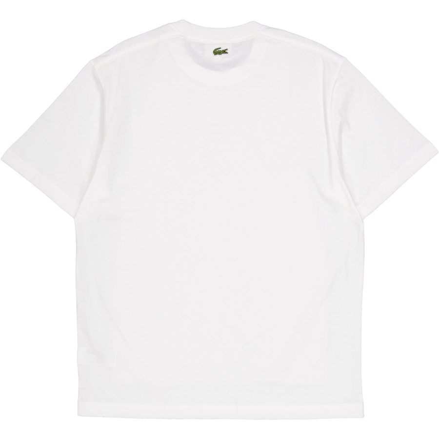 Signature Print Cotton T-shirt 70v White