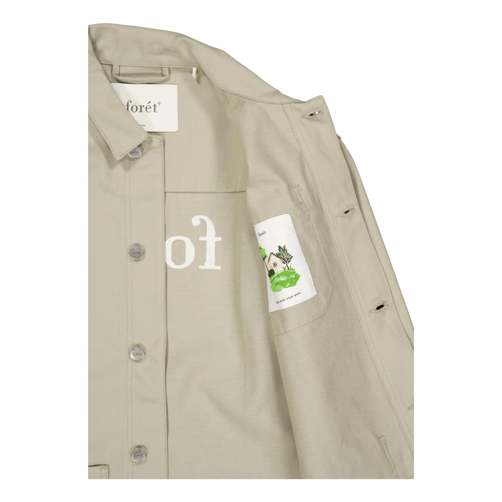 Rowan Logo Overshirt Vintage Khaki