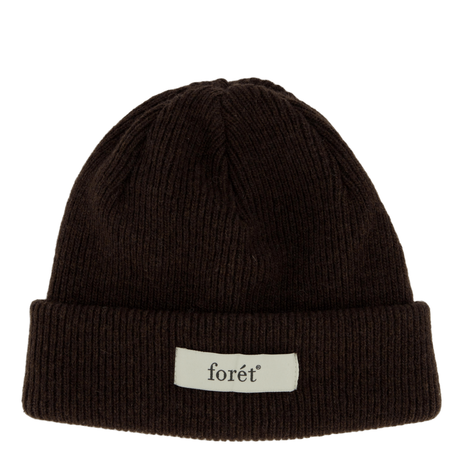 Relax Rib Beanie Cold Brown