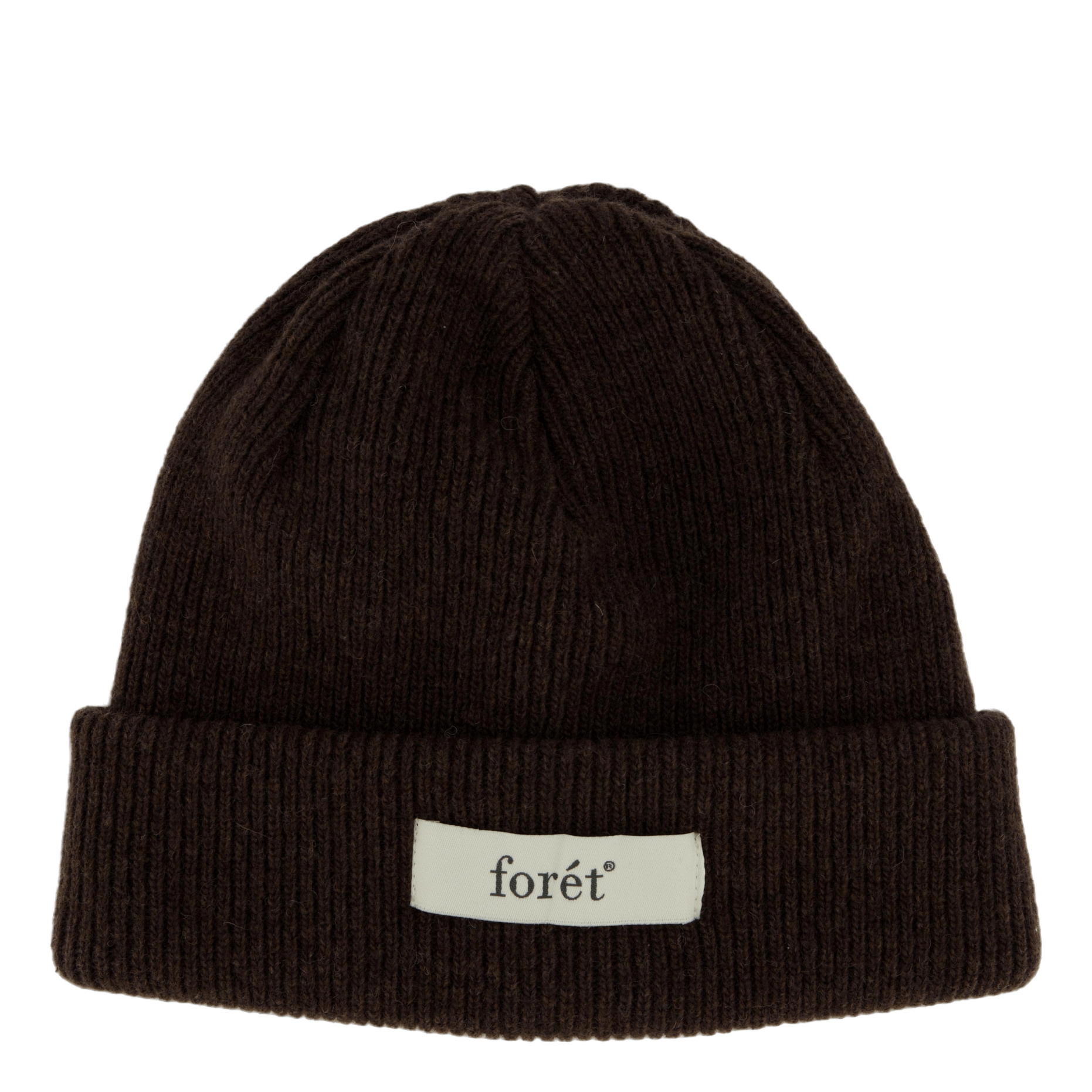 Relax Rib Beanie Cold Brown