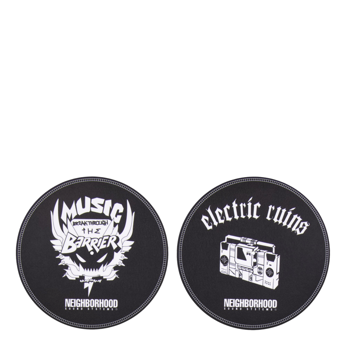 Slip Mat Set Black/white