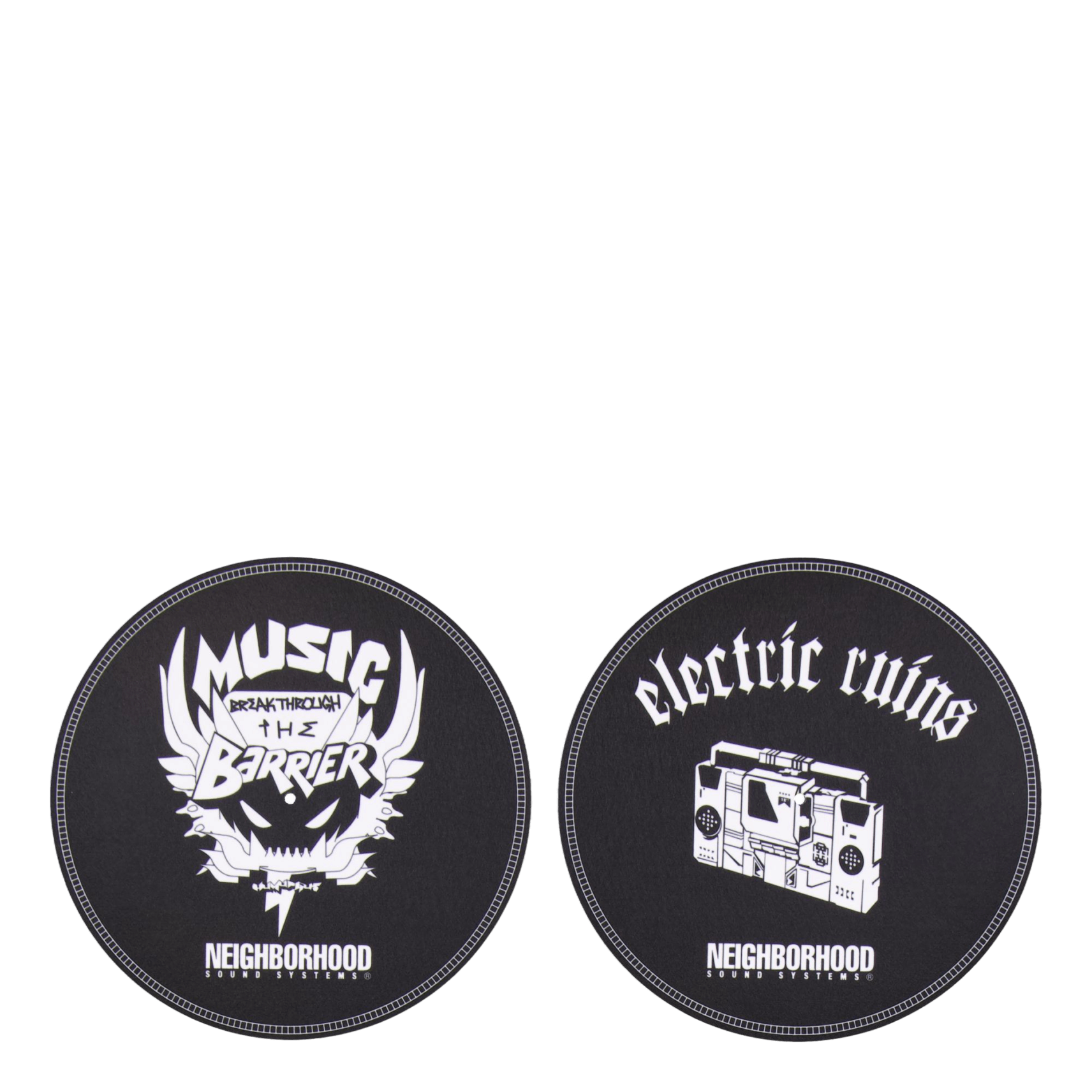 Slip Mat Set Black/white