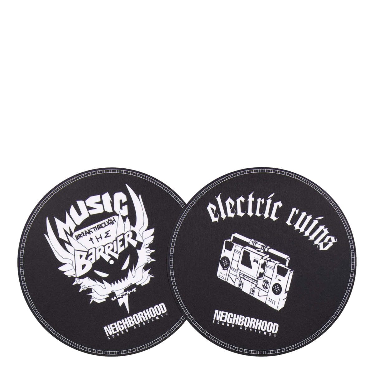Slip Mat Set Black/white