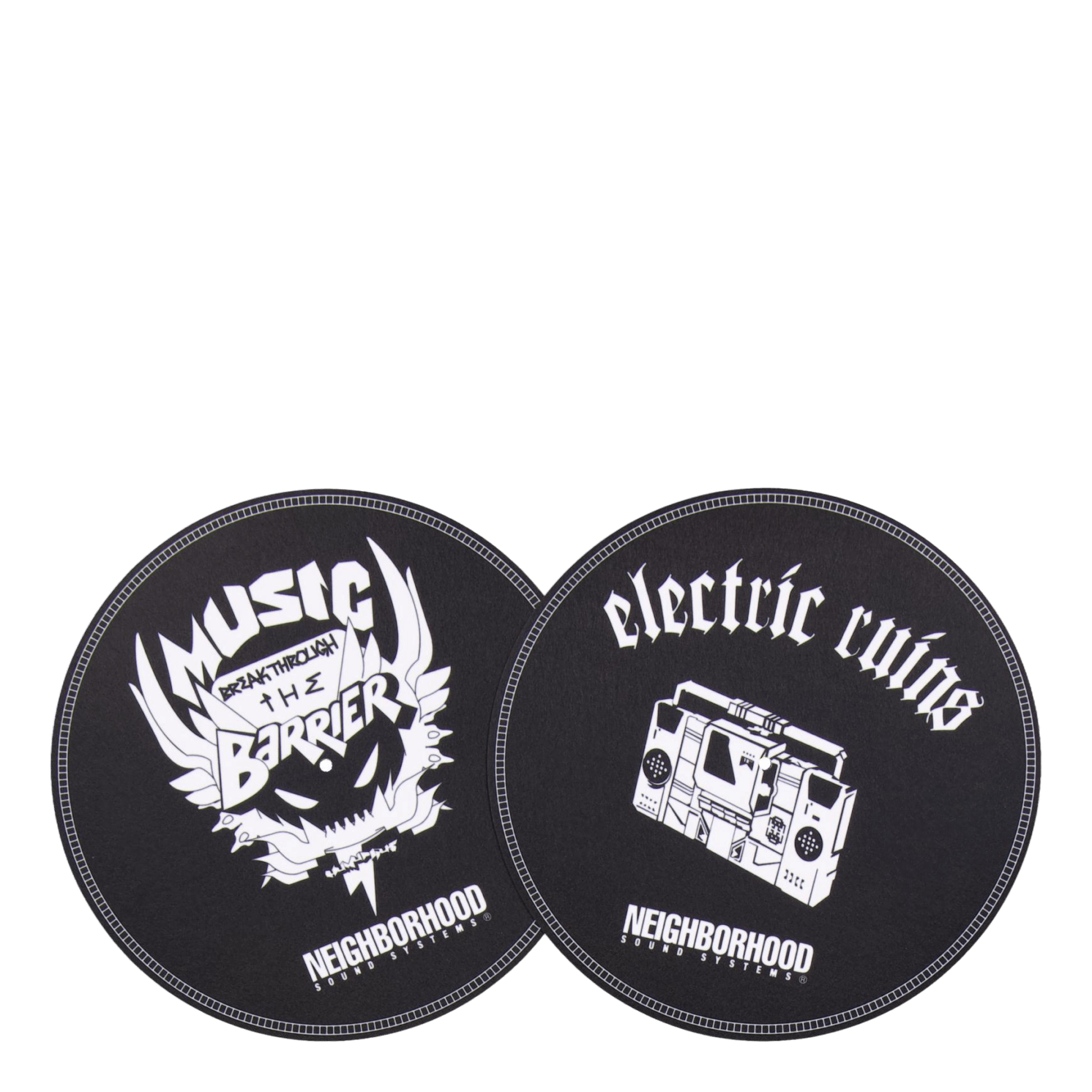 Slip Mat Set Black/white