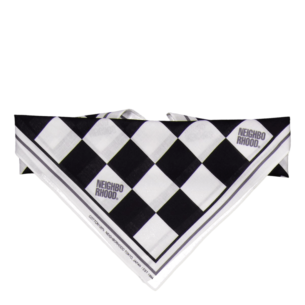 Checker Bandana Gray