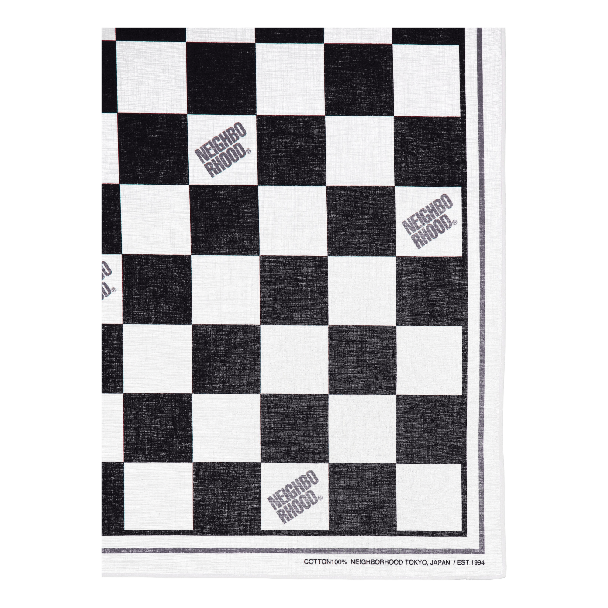 Checker Bandana Gray