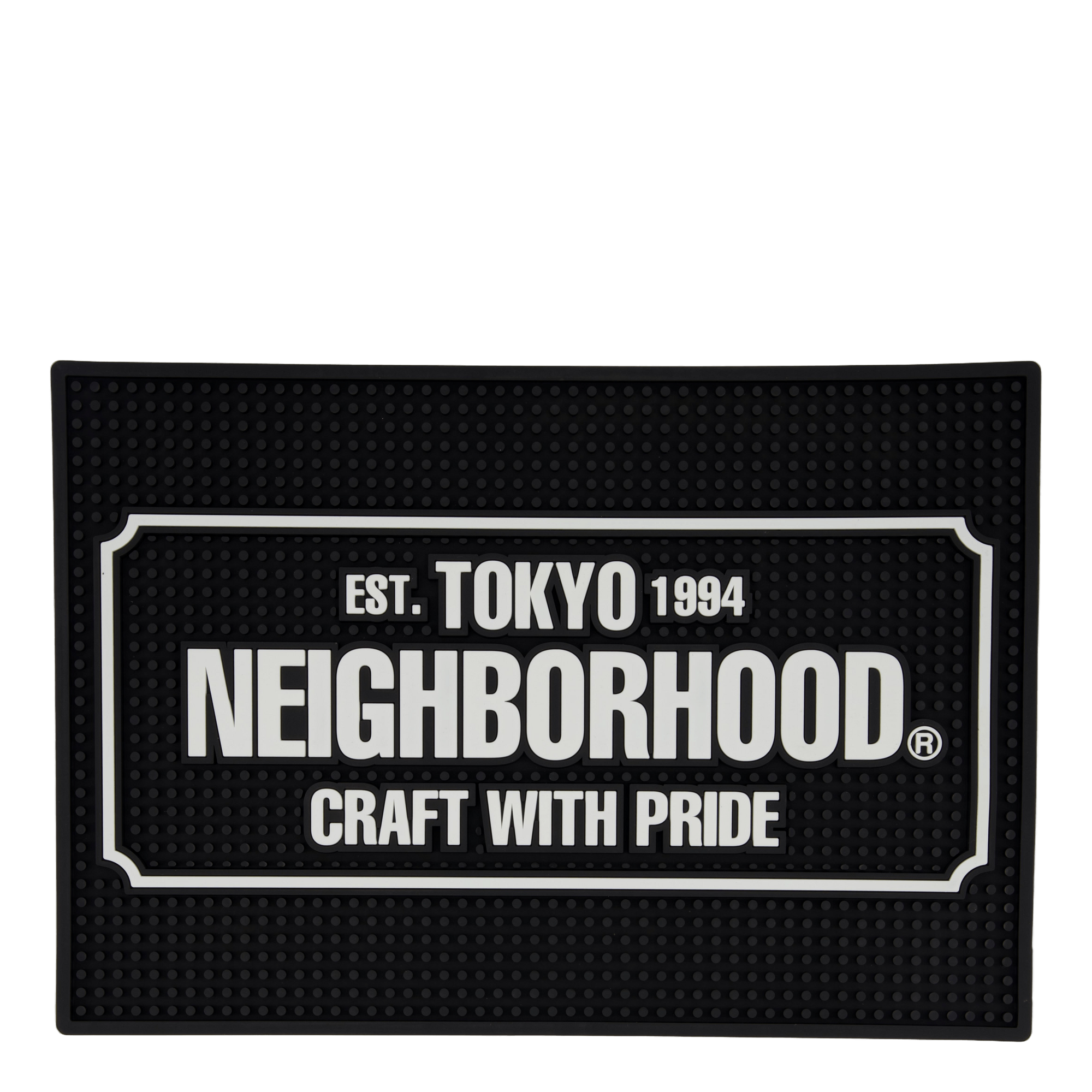 NEIGHBORHOOD LOGO BAR MAT NEIGHBORHOOD LOGO BAR MAT