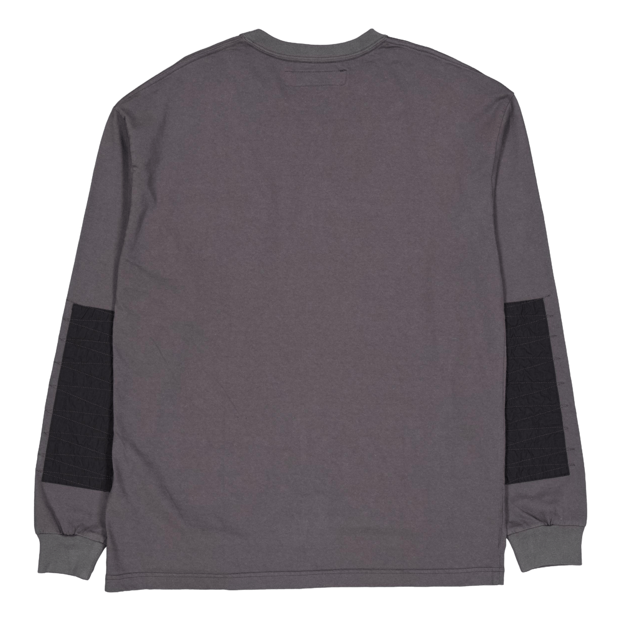 Design Crewneck Ls Charcoal