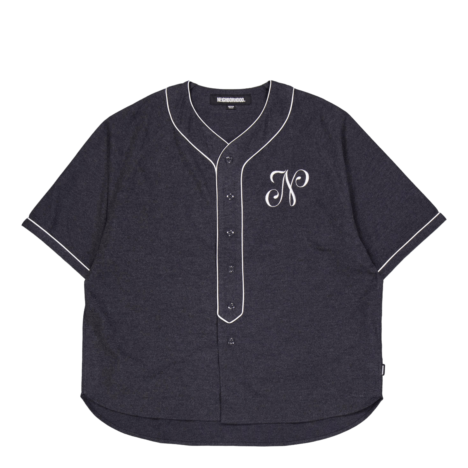 Baseball Shirt Ss Black