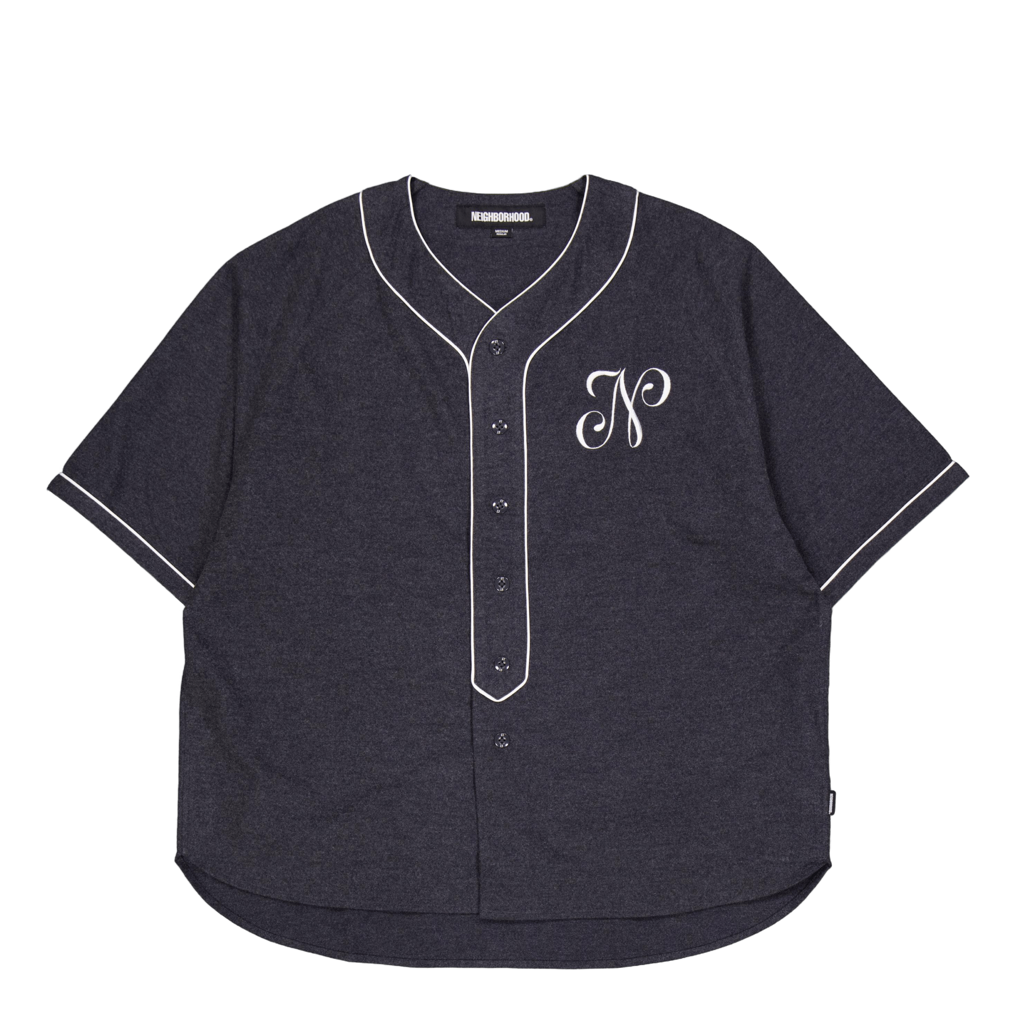 Baseball Shirt Ss Black