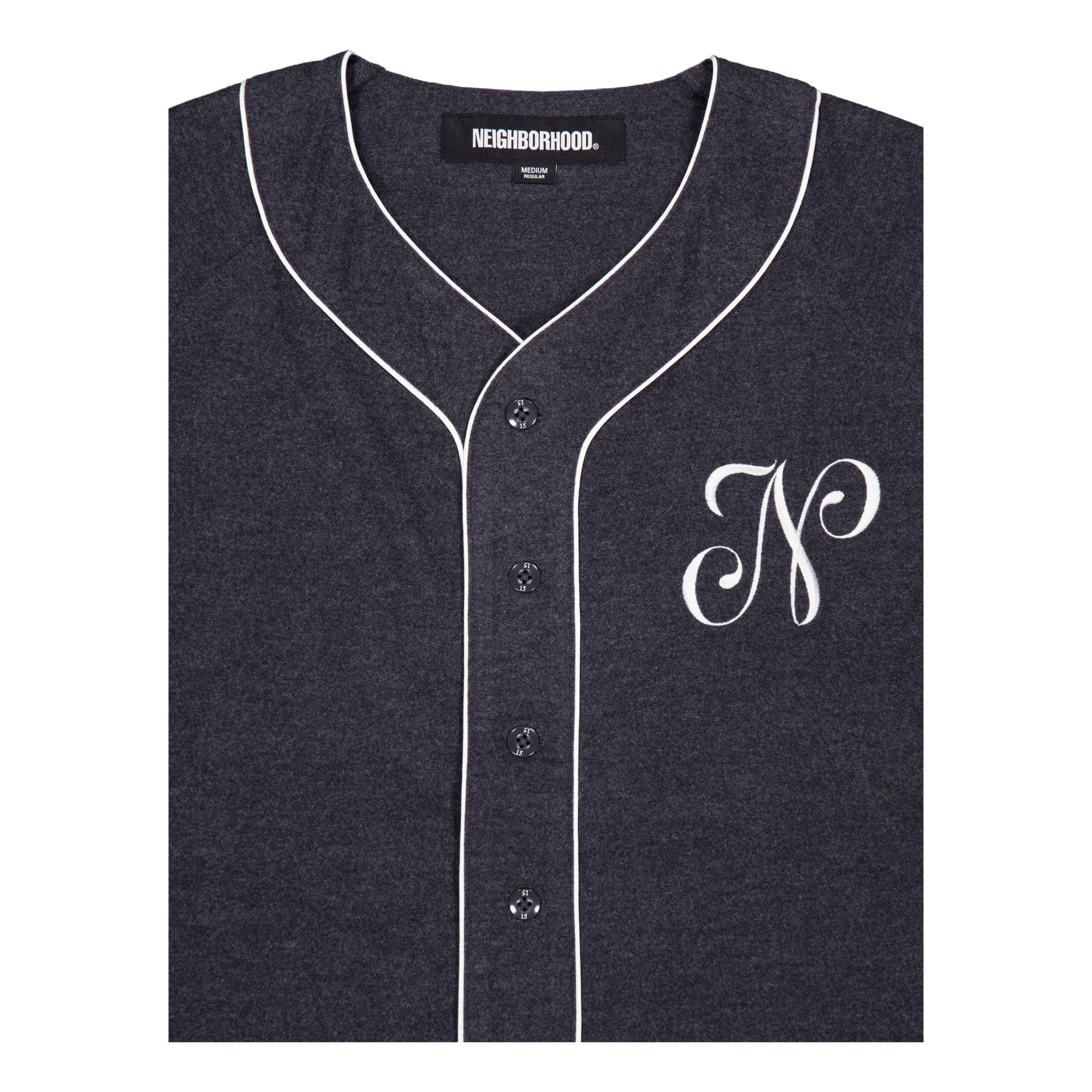 Baseball Shirt Ss Black