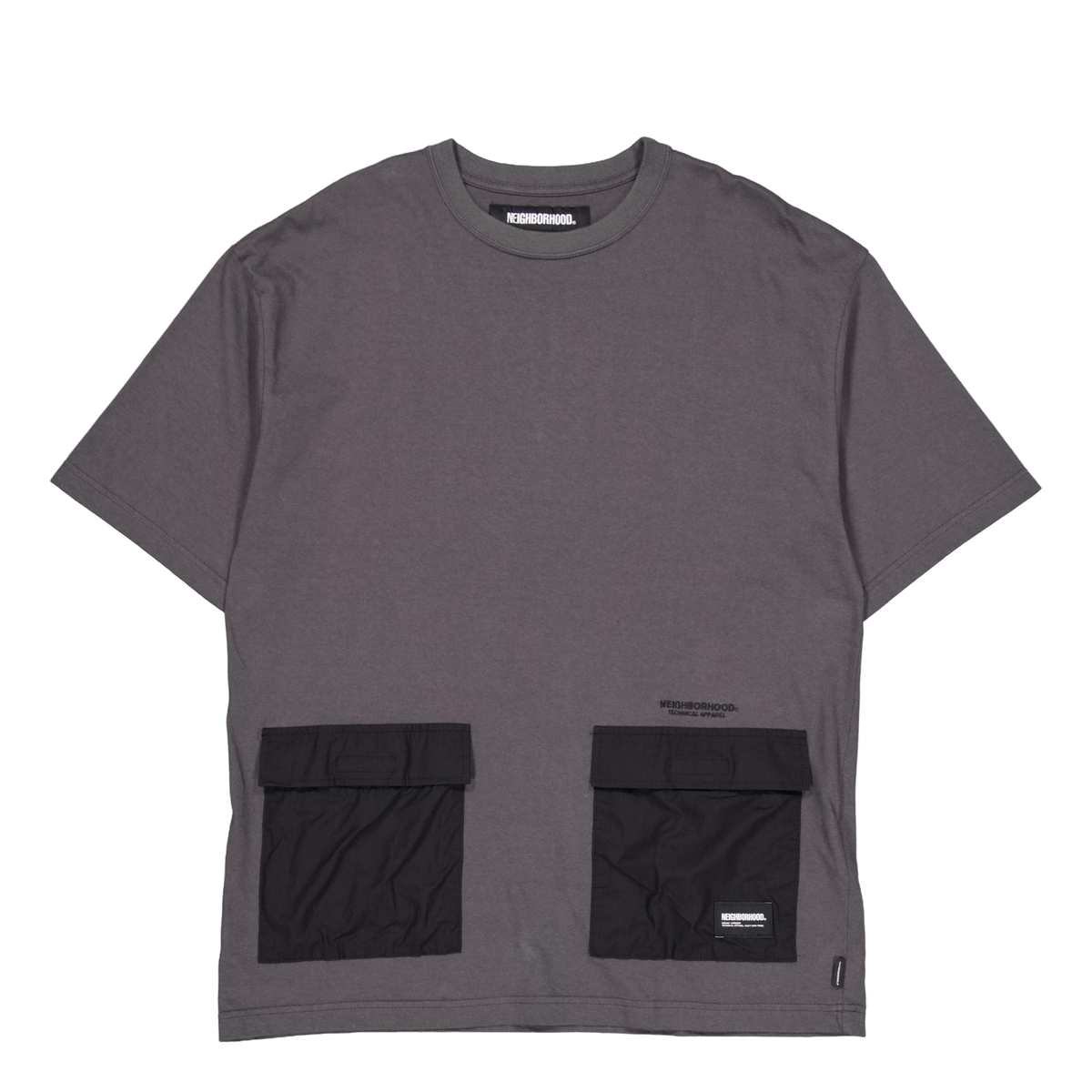 Design Crewneck Ss Charcoal