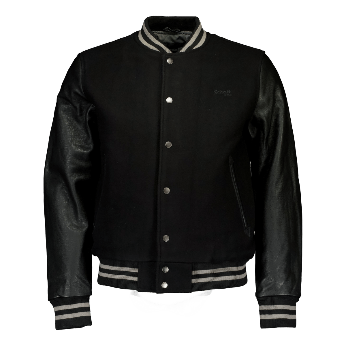 Jacket Varsity Bi Matiere Scho Black/black