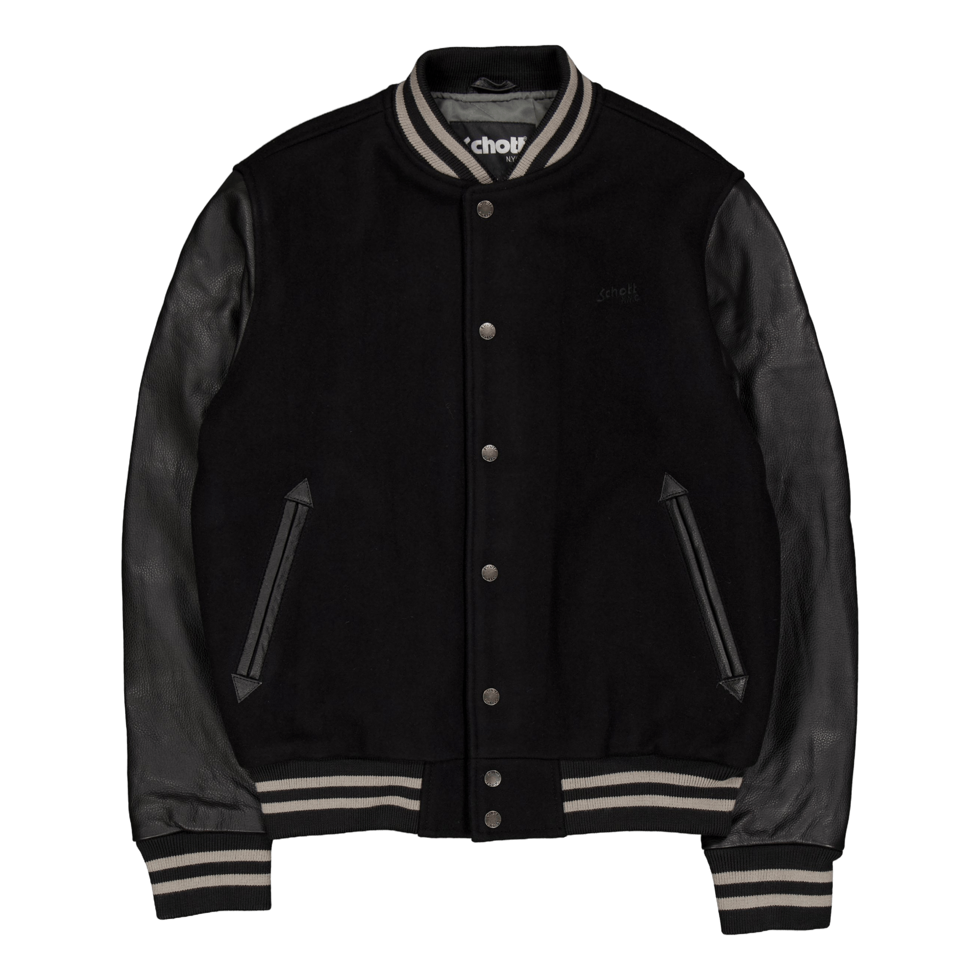 Jacket Varsity Bi Matiere Scho Black/black