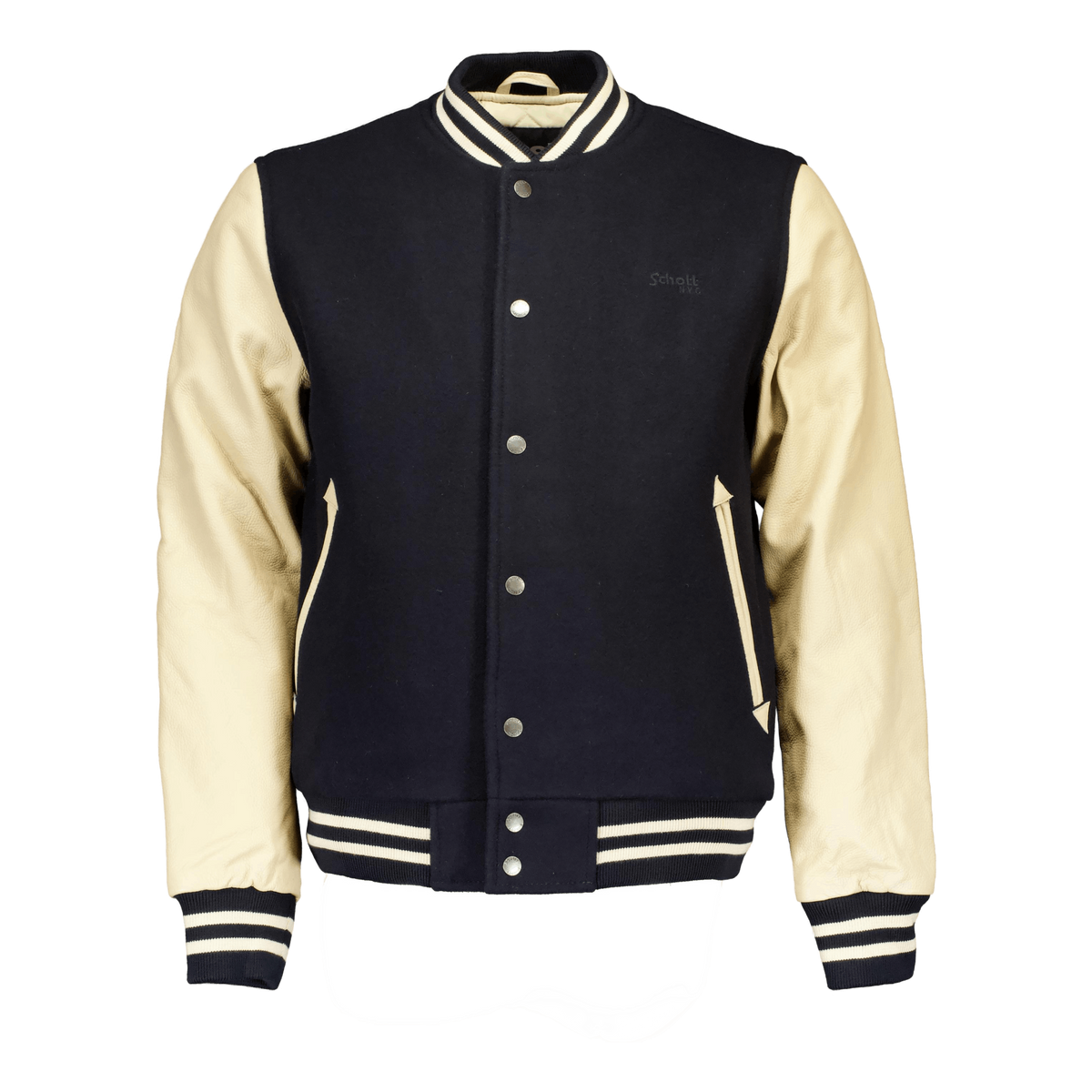 Jacket Varsity Bi Matiere Scho Navy/beige