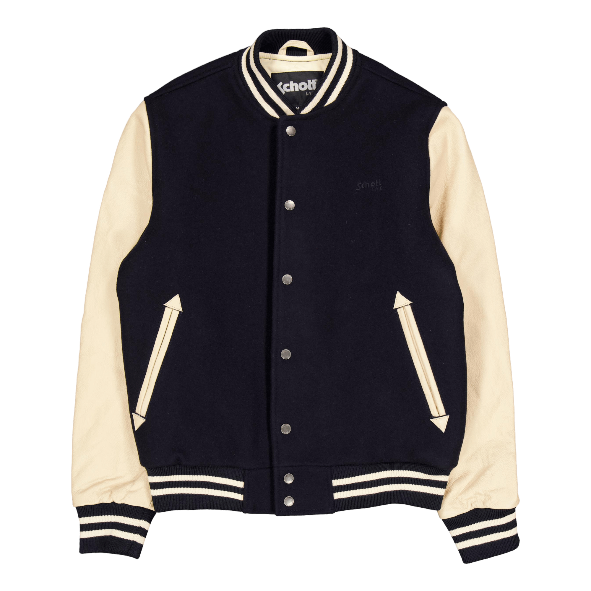 Jacket Varsity Bi Matiere Scho Navy/beige