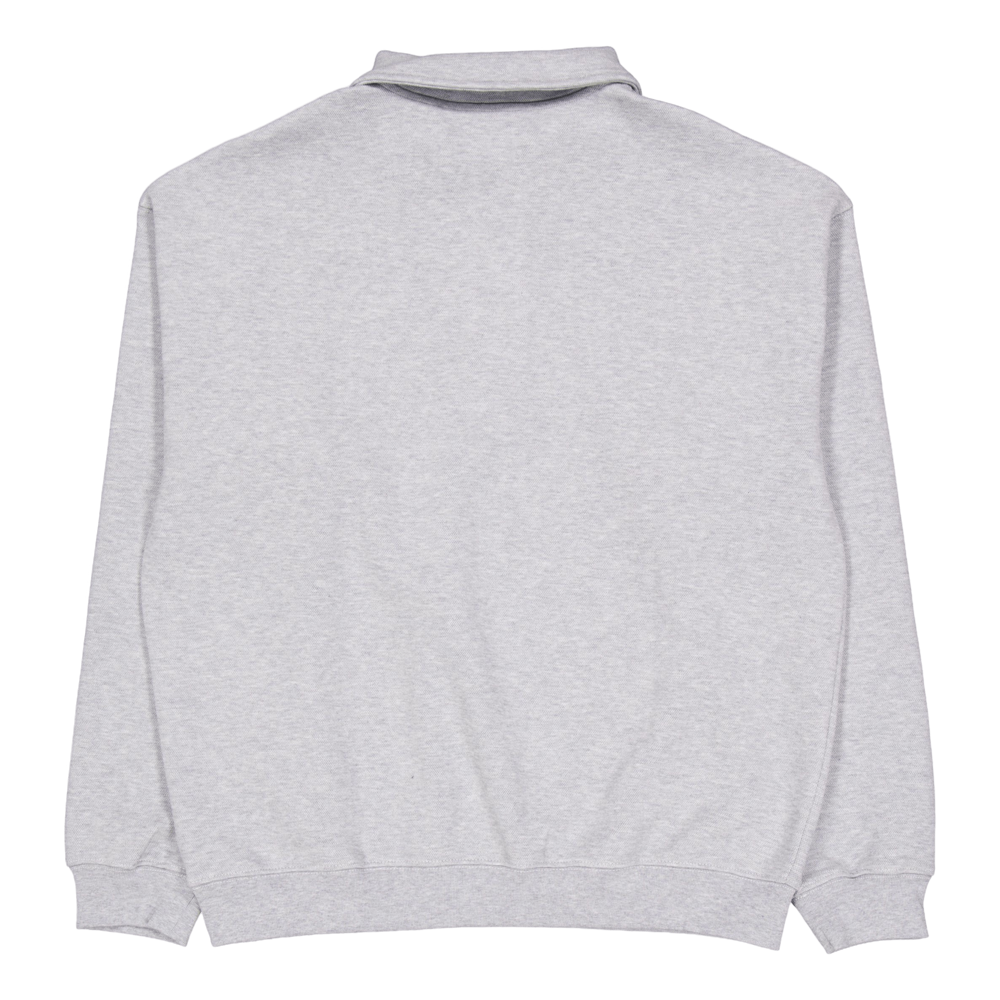 Loose Fit Pique Sweatshirt Cca Silver Chine