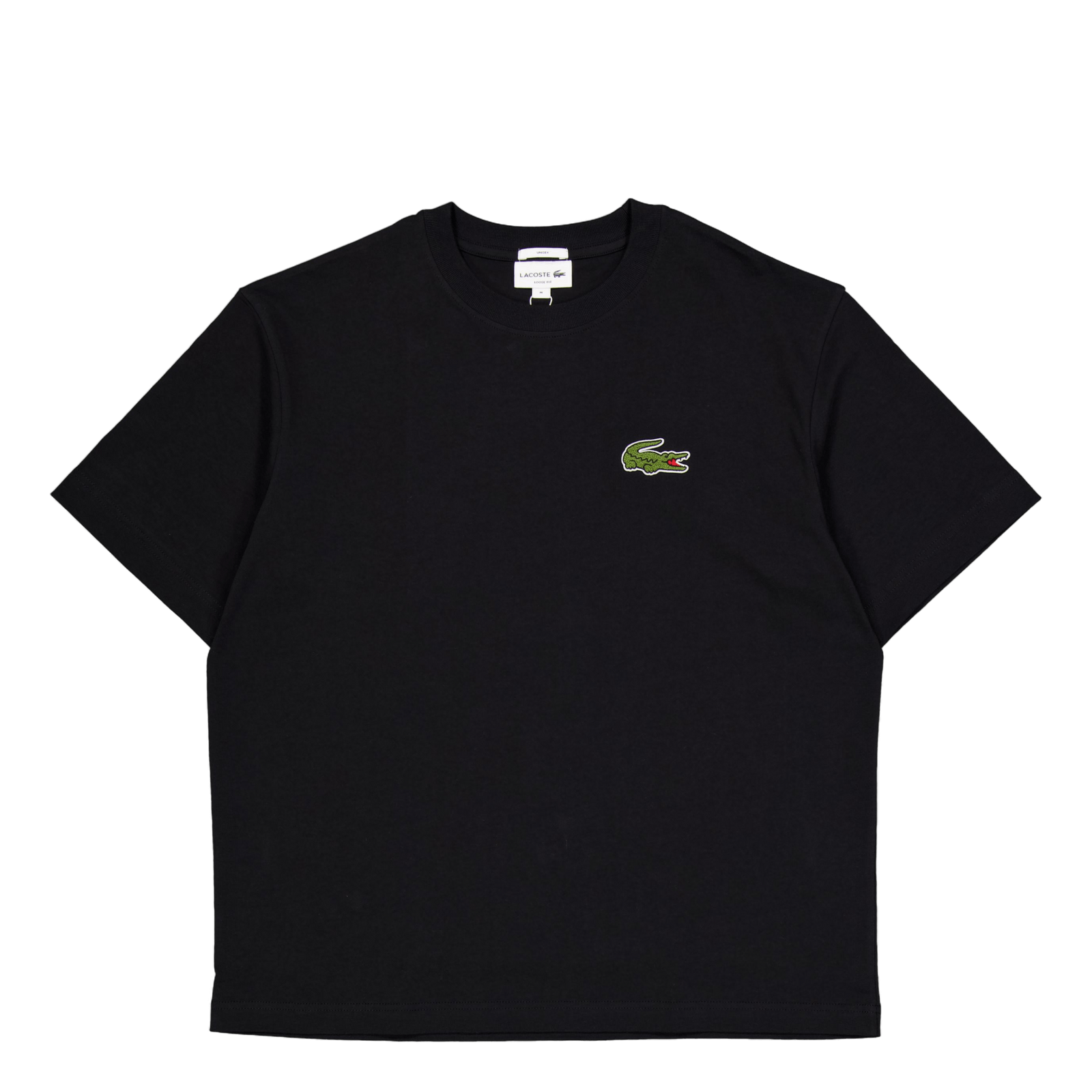 Loose Fit Heavy Cotton Badge T 031 Black